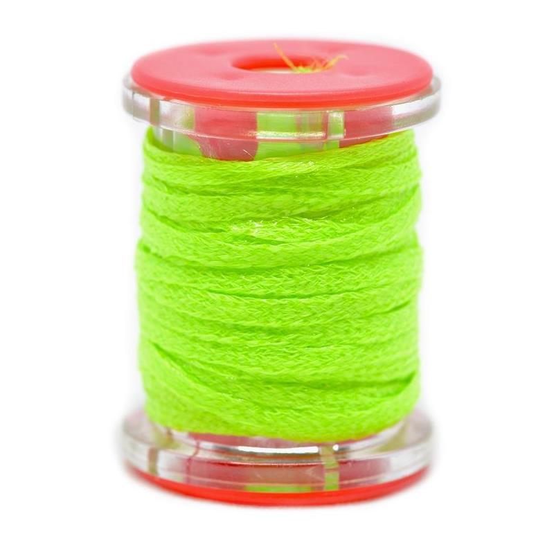 FF Metallic Flatbraid Mach 2 Fl. Green Holo