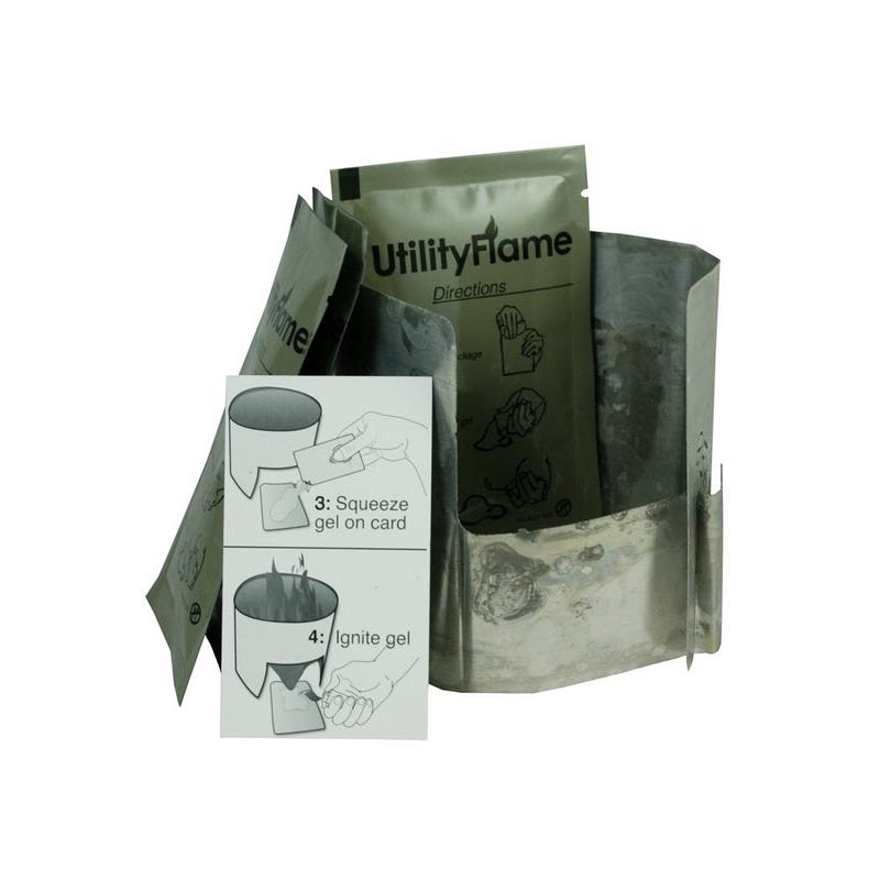 Utility Flame 37ml 3pk M/Ovn Rask opptenning av bål