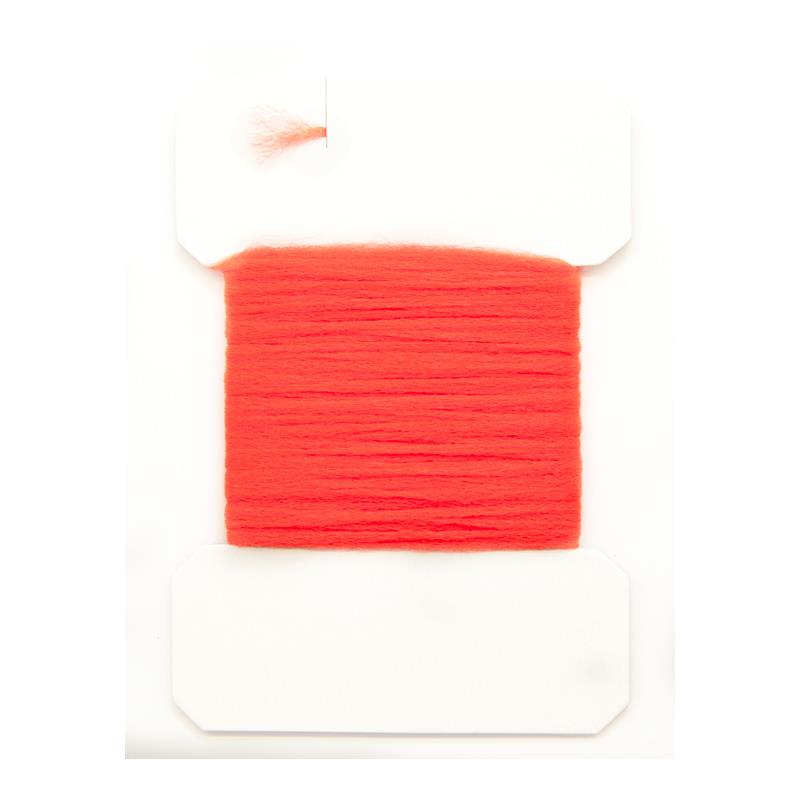 Antron Yarn Carded - Fl. Fire Orange