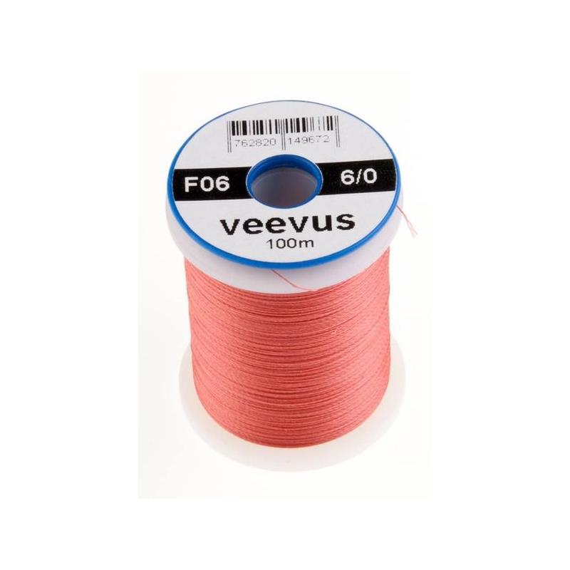Veevus bindetråd 6/0 - Rose Pink Råsterk, lett å splitte