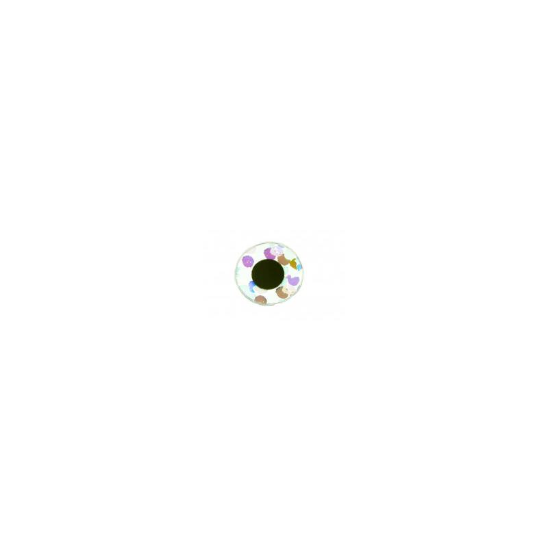 Flat Eyes Holo Silver 6,0 mm
