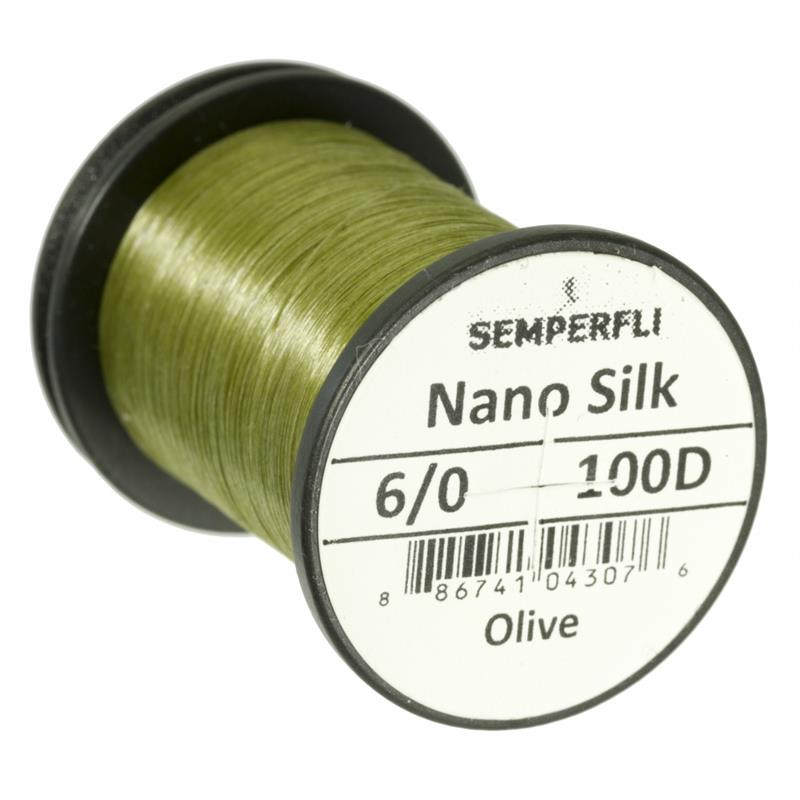 Semperfli Nano Silk Predator 100D 6/0 Olive