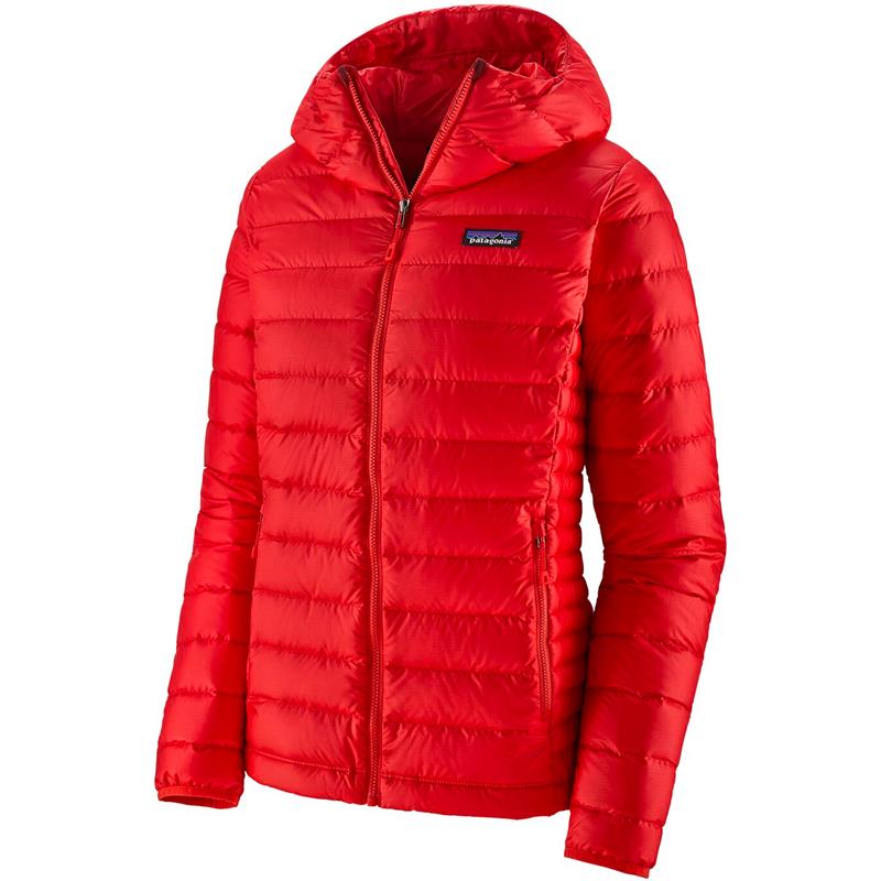 Patagonia Down Sweater Hoody S Hettejakke, dame, Catalan Coral