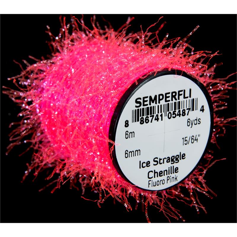 Semperfli Ice Straggle Chenille Fl. Pink