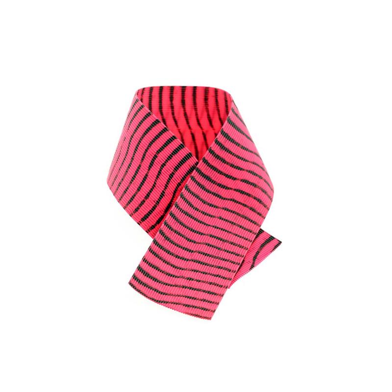 Barred Round Rubberlegs Pink/Black
