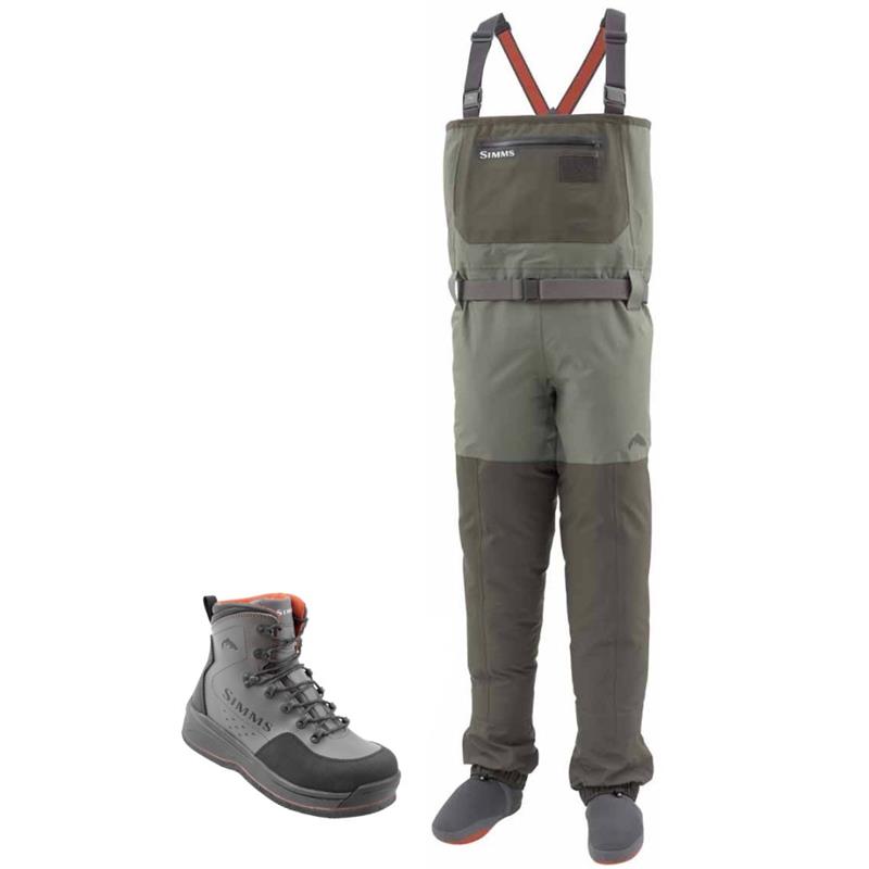 Simms Freestone Stockingfoot Pakke med Freestone filt vadesko