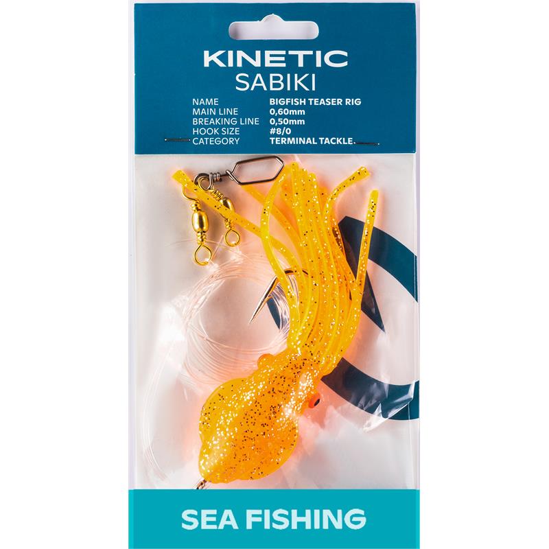 Kinetic Sabiki BigFish Teaser #8/0 Pink/Glow