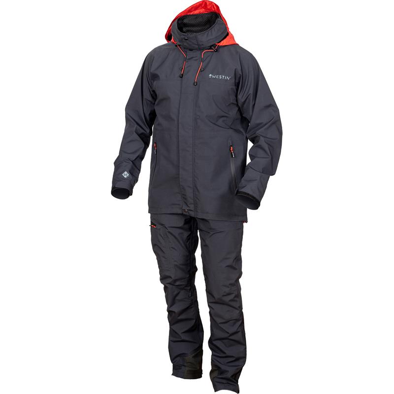 Westin W6 Rain Suit XL Regntøy - Steel Black