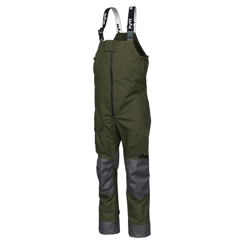 DAM Manitoba XT Fishing Bib & Brace XXL Komfortabel vanntett bib, Thyme Green