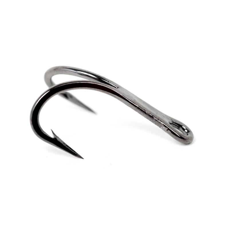 Guideline Double Hook Tube #6 Dobbelkrok, Black Nickel