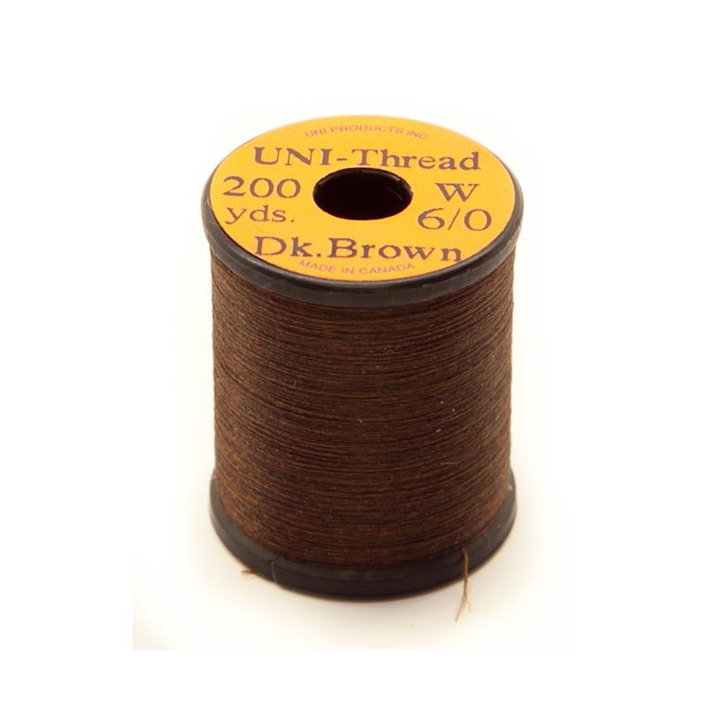 UNI bindetråd 6/0 - Dark Brown 200y
