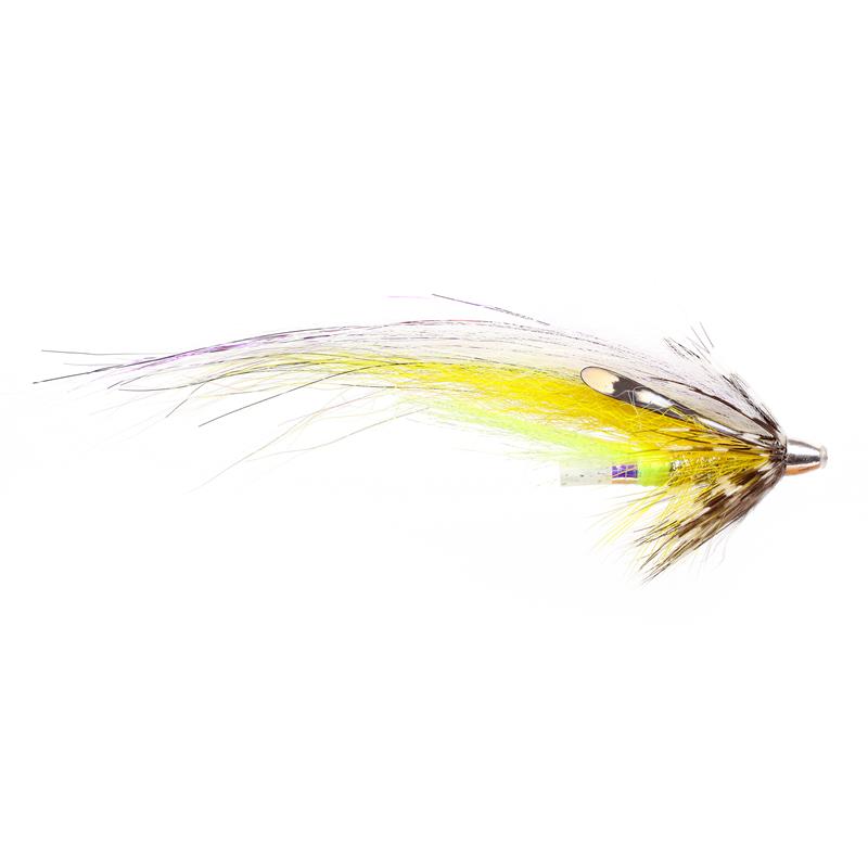 Silver White & Yellow - 9cm Kjøp 12 fluer få gratis flueboks