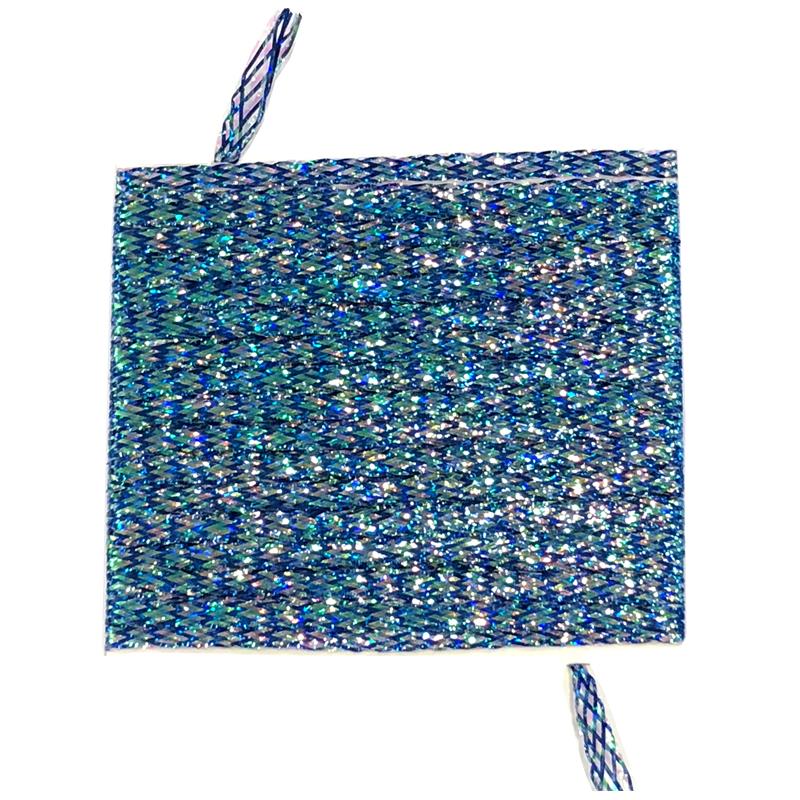 Lagartun Flatbraid - Varigated Blue 5mm bred