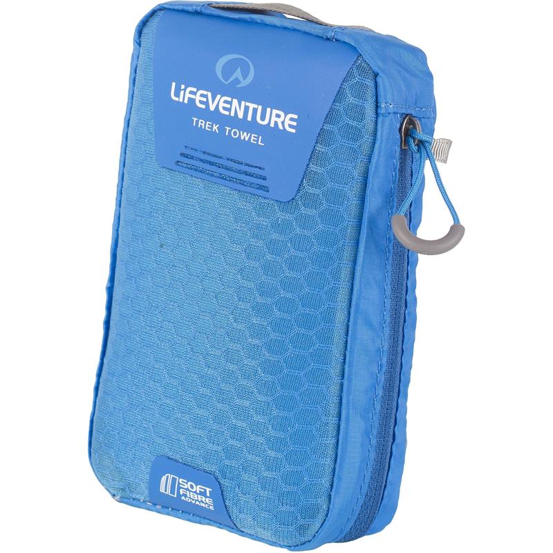Lifeventure Soft Fibre Trek Towel XL Kompakt turhåndkle, blå