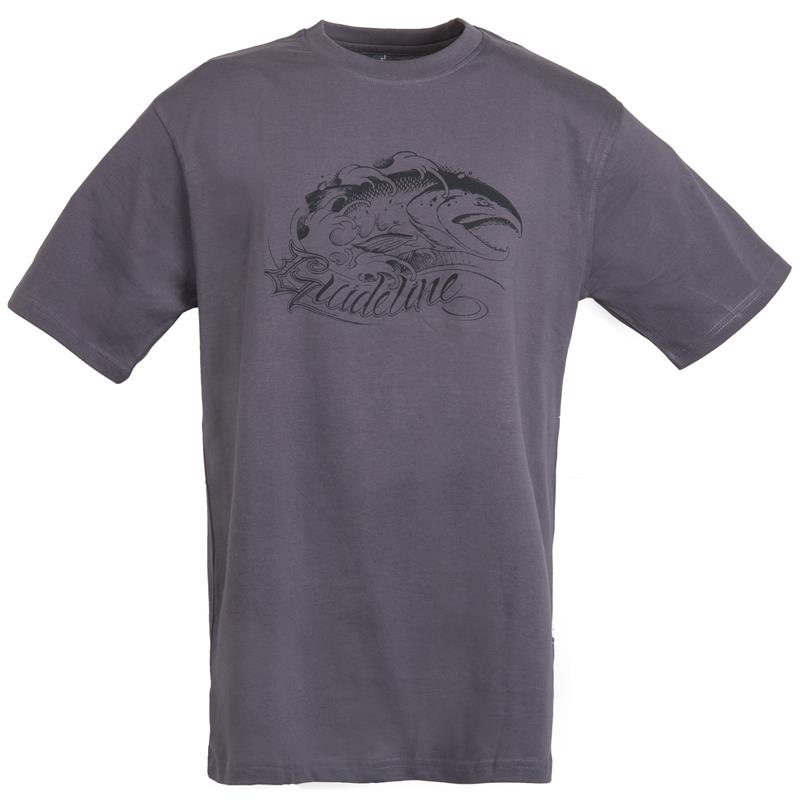 Guideline Angry Salmon t-skjorte XS ECO - Charcoal - herre