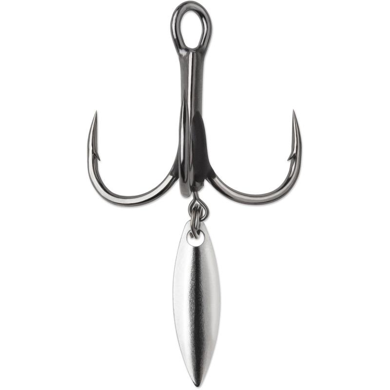 VMC 7548BD Hybridkrok #8 Treblekrok med spinnerblad - 2pk