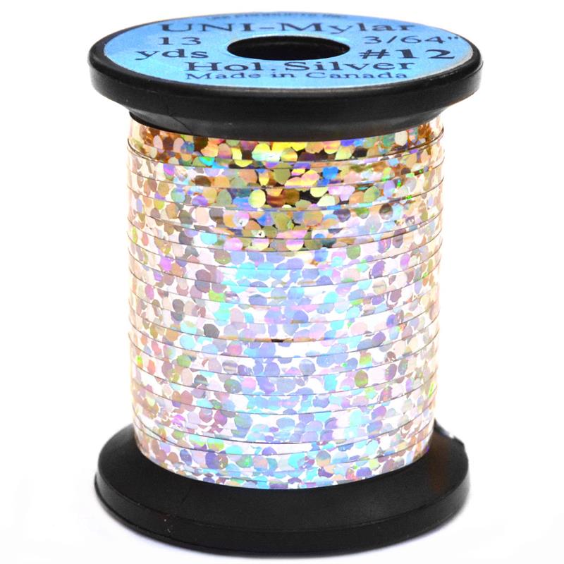 UNI Holographic Mylar - Silver Holo. L Large #12