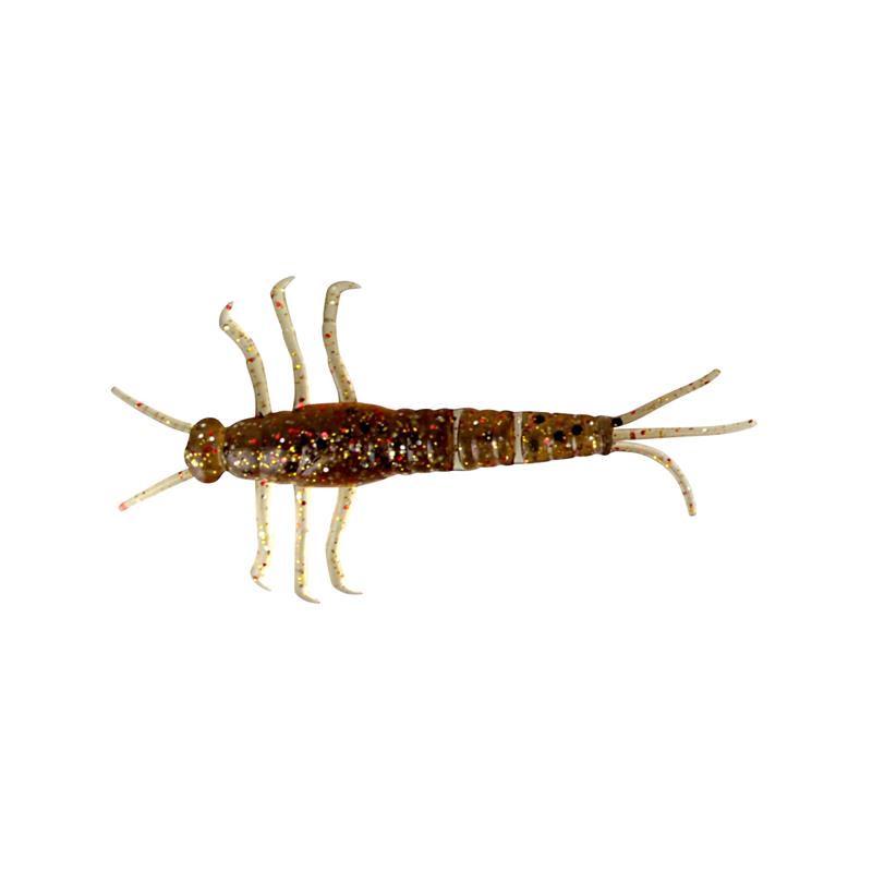 Savage Gear LB 3D PVC Mayfly 5cm Brown Glitter, 8 stk