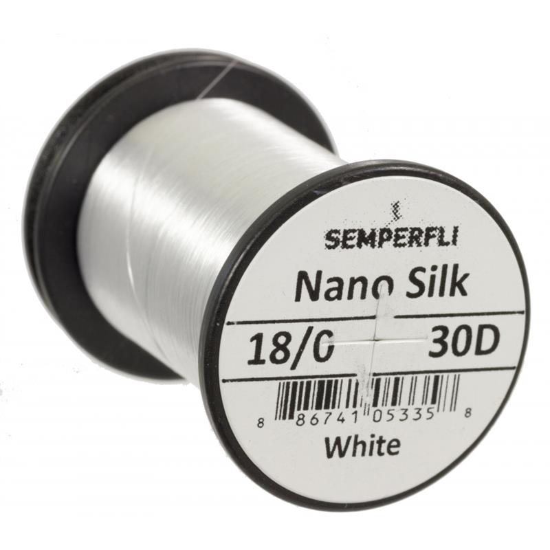 Semperfli Nano Silk Ultra 30D 18/0 White