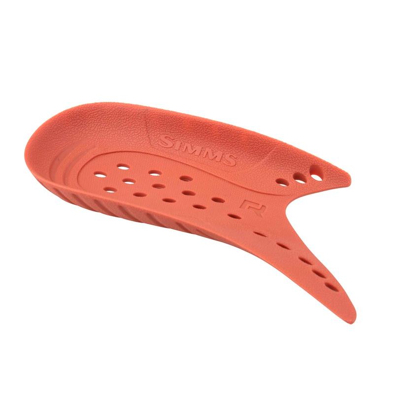 Simms Right Angle Wading Insert Orange M Støttende hælsåle til vadesko