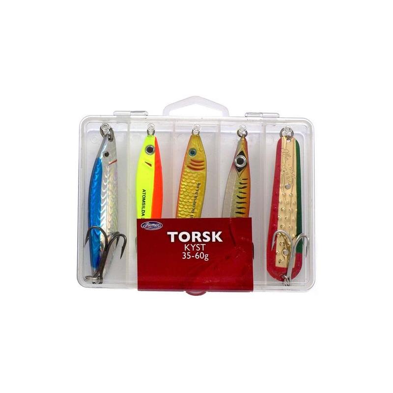 Remen Torskeboksen 35-60g Sluksett til torskefiske (kyst/sjøfiske)
