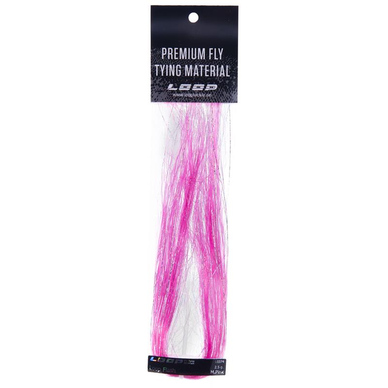 Loop Flash 2,5g - M. Pink Ekstra lange fibre (20cm)