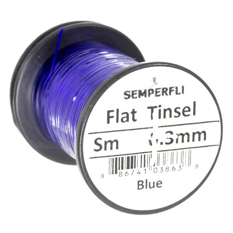 Semperfli Flat Tinsel Blue Small