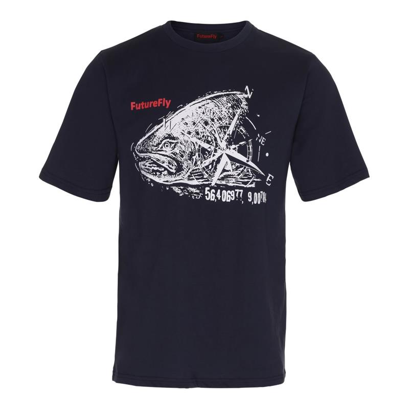FutureFly Basic Line t-shirt M Navi Blue