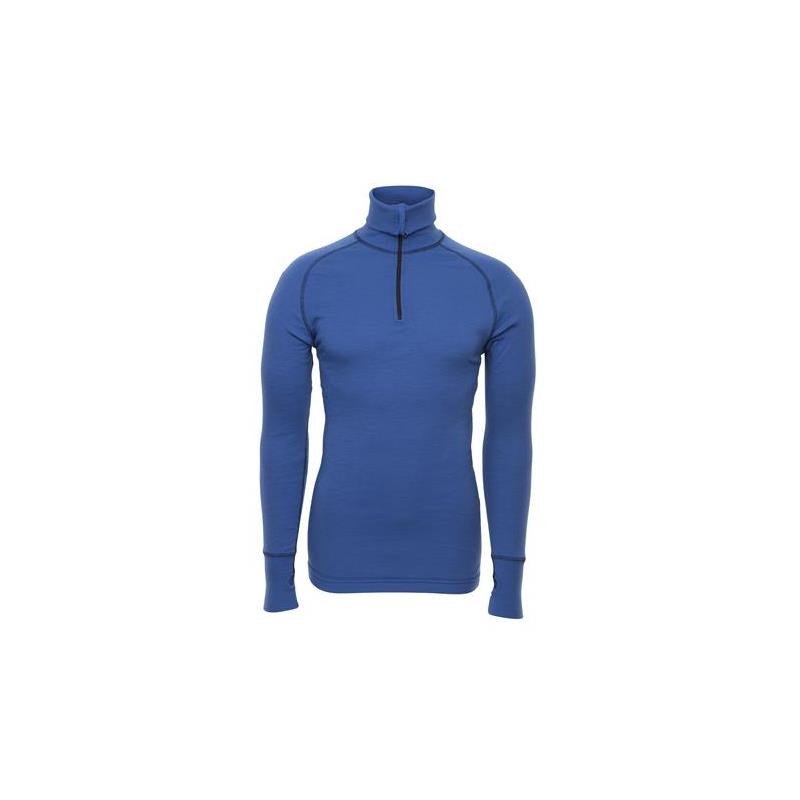 Brynje Arctic Zip Polo m/tommelgrep S Sky Blue - Tolags ventilerende undertøy