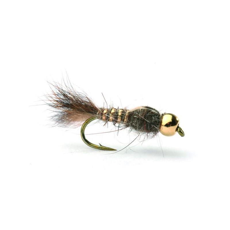 Hares Ear Gold Bead #14 Kjøp 12 fluer få gratis flueboks