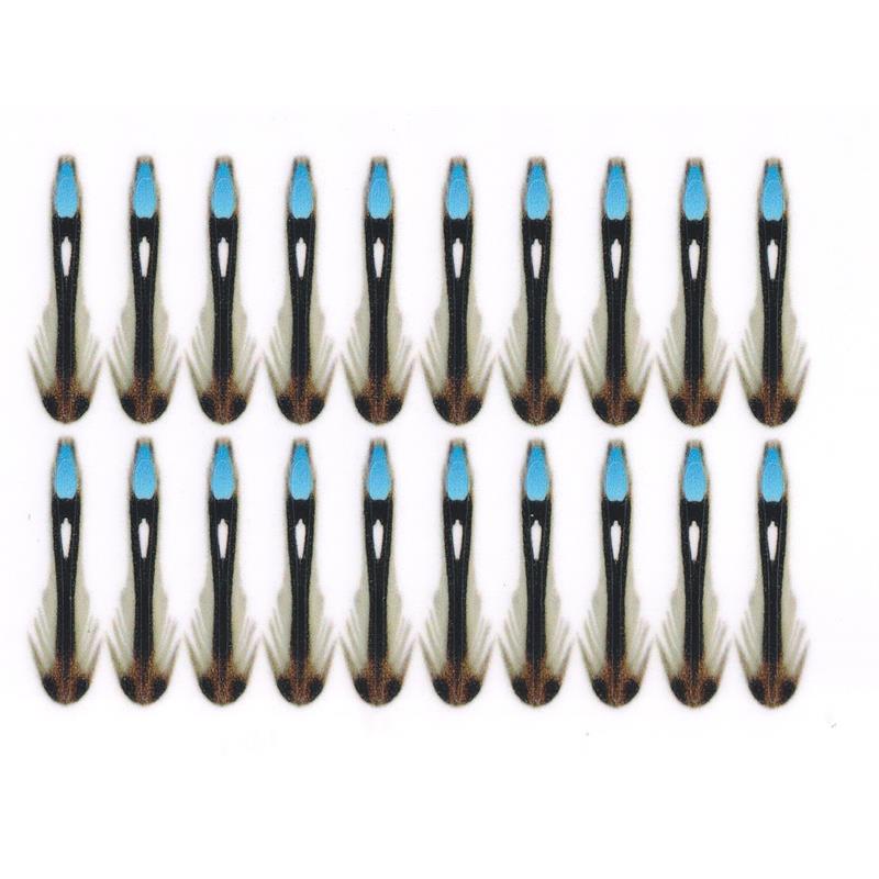 Semperfli Synthetic Jungle Cock 24mm Blue