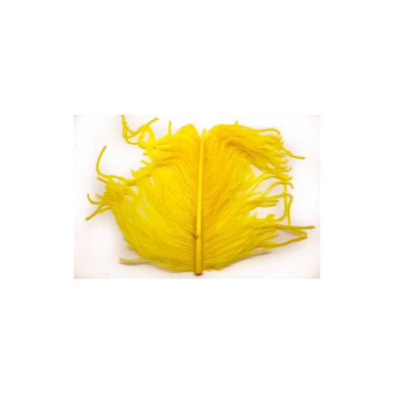 Ostrich Herl - Yellow Wapsi
