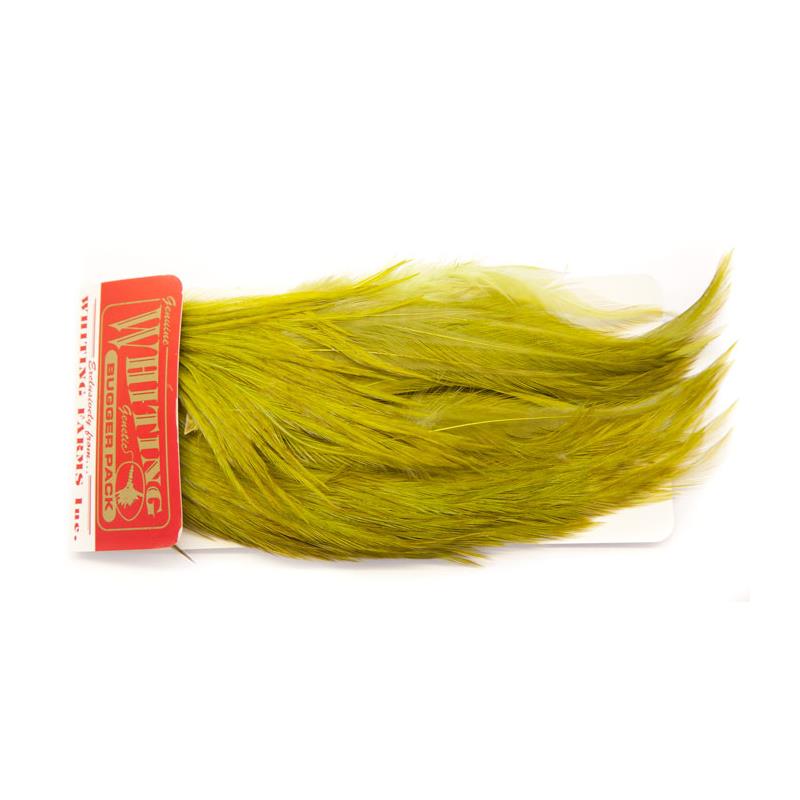 Whiting Bugger Pack - Olive (White Dyed)