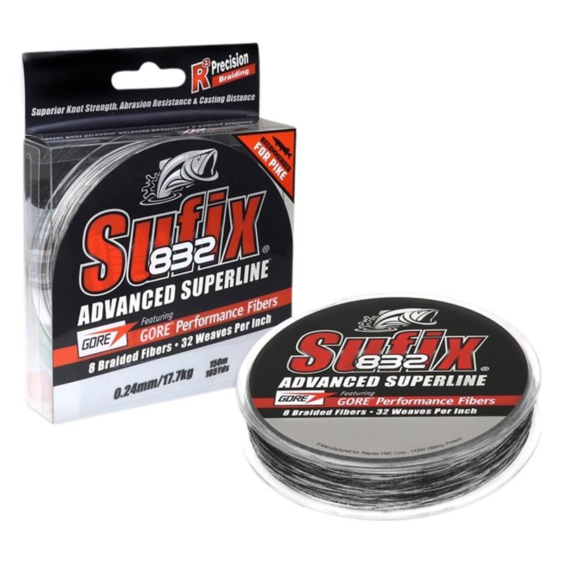 Sufix 832 Braid Black Mamba 0,38 mm 150m