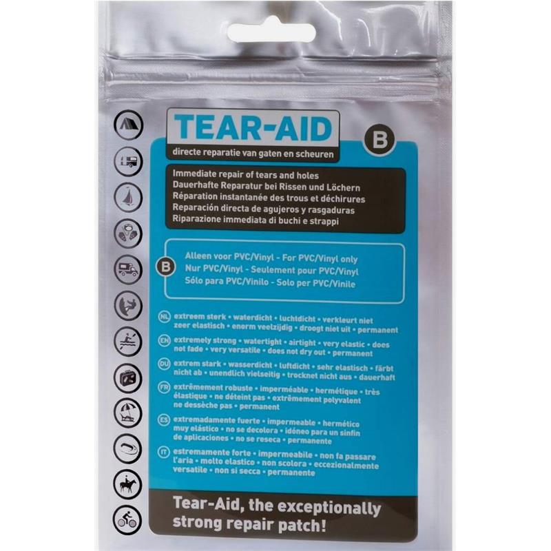 Tear-Aid Repair Set Type B Fester og tetter kun vinyl