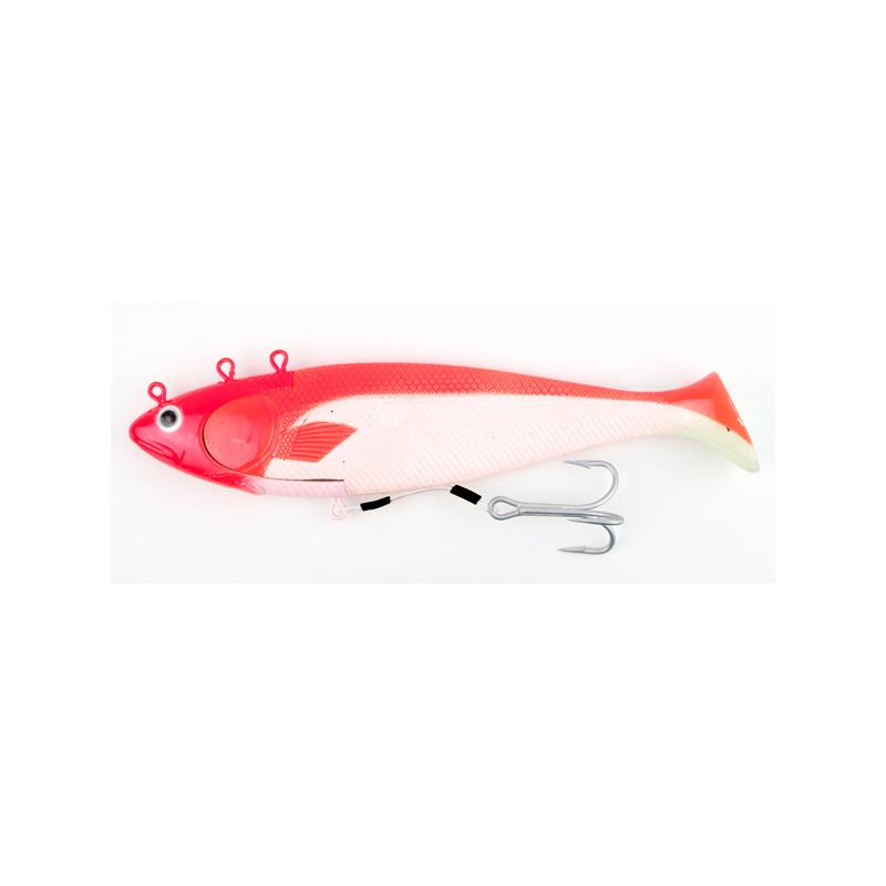 Prey Halibut Target Glow Haddock 260g Kveitejigg insatt med lukt!