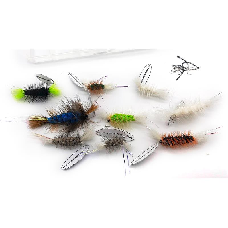 Fishmadman Scandinavian Tube Bomber set Inkludert boks og kroker